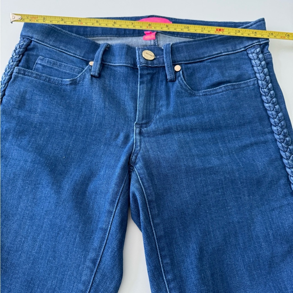 Lilly Pulitzer South Ocean Braided Side Jeans - Picture 12 of 12